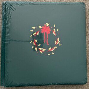 NEW Creative Memories 12x12 Christmas Wreath Foiled Album Old Style